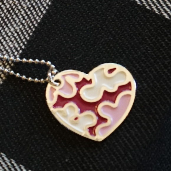 Montana Silversmiths Jewelry - Montana Silversmiths Pink enamel pendant necklace